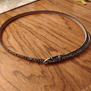 Animal Print Belt